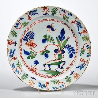 Tin-glazed Earthenware Kangxi   Dish