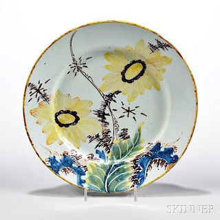 Tin-glazed Earthenware Botanical Plate