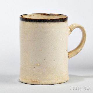 White Salt-glazed Stoneware Spirit Mug