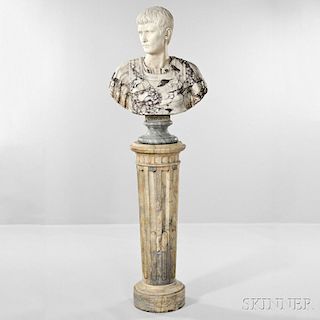 Florentine Marble Bust of Caligula