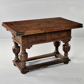 Baroque-style Oak Table
