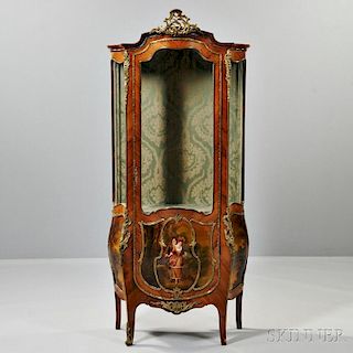 Louis XVI-style Vernis Martin Display Cabinet