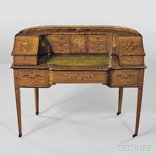 Late Victorian Regency-style Carlton House Desk