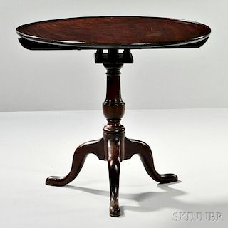 George III Mahogany Tilt-top Table