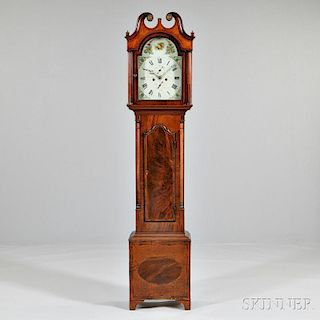 Georgian Mahogany Long Case Clock