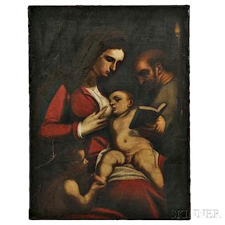 After Luca Cambiaso (Italian, 1527-1585)      Holy Family