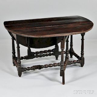 English Oak Gate-leg Table