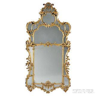 Louis XV-style Giltwood Mirror