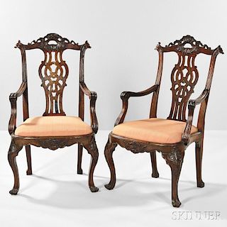 Pair of Portuguese Colonial Chairs