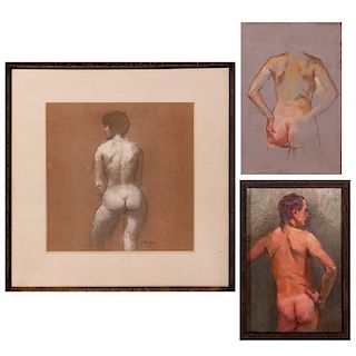 Herbert Steinberg (1928-1987) Three Figural Studies,