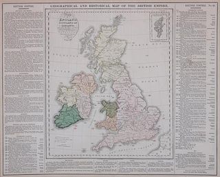 A 19th Century Map of British Empire 17 x 21 inches.