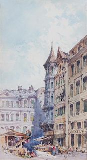 Gabriele Carelli, (Italian, 1820-1900), Italian Street Scene