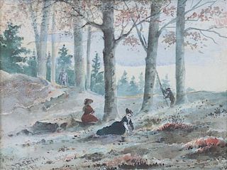 Isaac F. Eaton, (19th century), Berry Picking, New York, 1881
