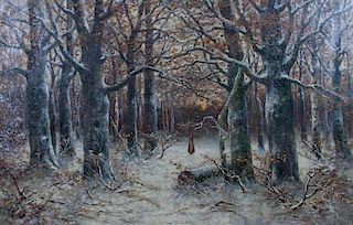 Georges Charpentier, (French, 19th/20th century), Woman in Woods