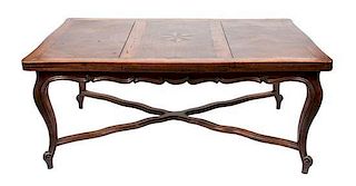 * A French Provincial Dining Table Height 30 1/2 x width 70 3/4 x depth 43 inches.