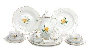 * A Meissen Porcelain Dessert Service Height of first 10 inches.