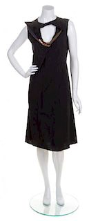 A Junya Wantanabe Black Cotton Dress, Size S.