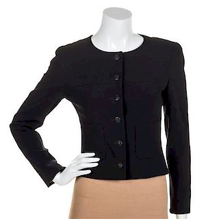 * A Chanel Black Jacket, Size 36.