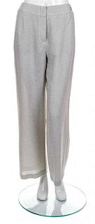 * A Pair of Chanel Gray Pants, Pant size 40.