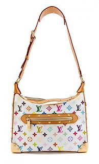 * A Louis Vuitton Multicolor Boulogne Bag, 12" x 8" x 4".