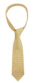 * An Hermes Silk Necktie,