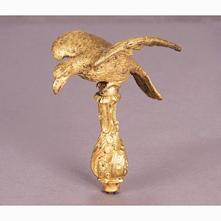 A Bronze Ormolu Eagle Finial, 19th Century.