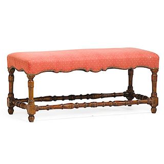 WILLIAM AND MARY STYLE WINDOW BENCH