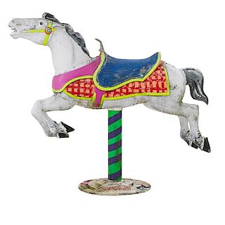 COCA-COLA TRADEMARK CAROUSEL HORSE