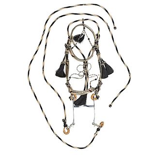 PRISON MADE HORSEHAIR BRIDLE