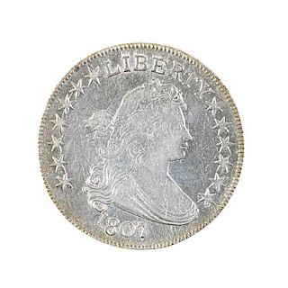 U.S. 1807 DRAPED BUST 50C