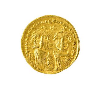 ANCIENT BYZANTINE GOLD SOLIDUS