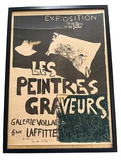 Pierre Bonnard "Les Peintres Graveurs" Lithograph