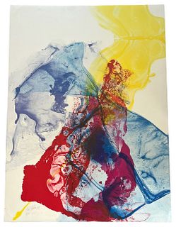 Paul Jenkins "Phenomena, 1969" Color Lithograph