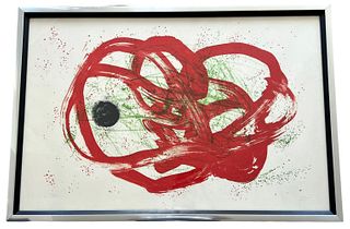 Joan Miro "Series I, Green and Red" Lithograph