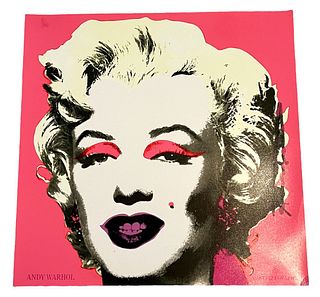 Andy Warhol "Marilyn, 1967" Invitation Lithograph