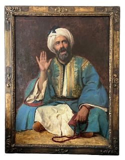 Carl Neumann 19th C. Orientalist Oil Painting