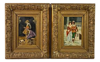 Two (2) Antique Turn of The Century Oil Paintings
