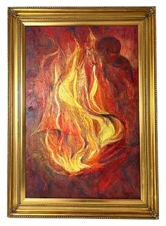 Barry Kaplowitz "Passion" Oil Painting
