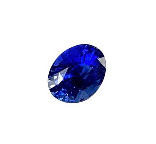 GIA Certified 4.25ct Sri Lanka Blue Sapphire