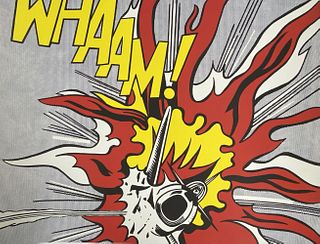After Roy Lichtenstein "Whaam!" Lithograph Poster