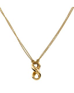 Tiffany & Co. 18k Elsa Paretti Infinity Necklace
