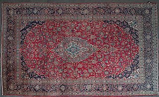 Persian Room-Size Kashan Rug 