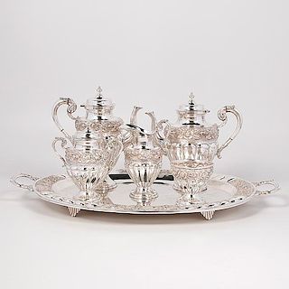 Mexican Sterling Coffee and Tea Set 