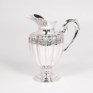 Mexican Sterling Water Pitcher 