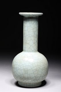 Chinese Celadon Glazed Porcelain Bottle Vase