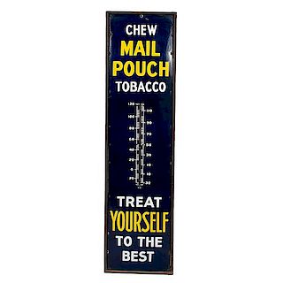 Mail Pouch Tobacco Porcelain Thermometer 