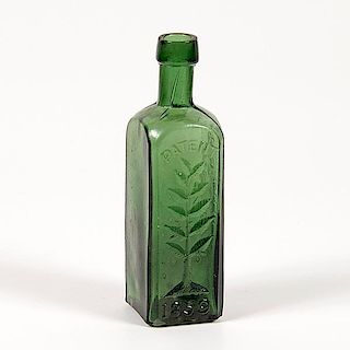 L.Q.C. Wishart's Pine Tree Tar Cordial Bottle 