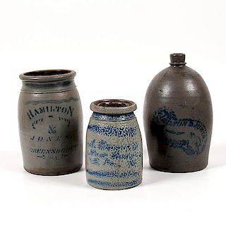 Stoneware Canning Jars, Plus 