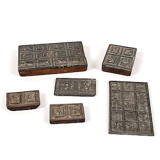 Pewter Cookie Molds 