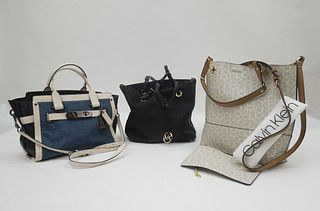 Calvin Klein Novelty Bag & 2 Handbags.